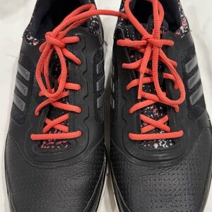 adidas Black and Red Athletic Shoes